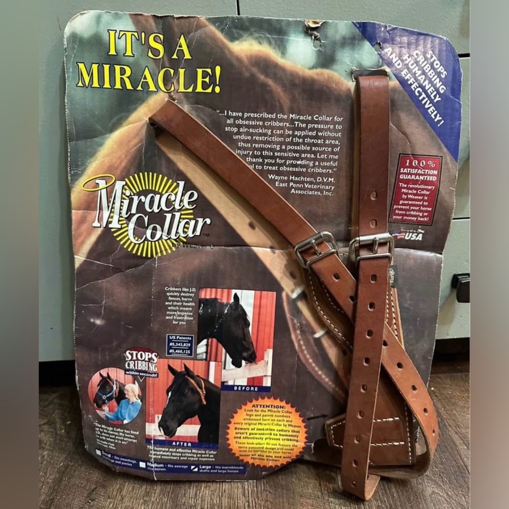Horse Tack - XL Weaver Miracle Cribbing Collar